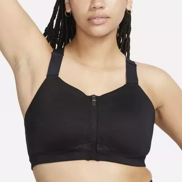 Nike Other - NIKE Dri-FIT Alpha High-Support Padded Full Zip Sports Bra XL C D E